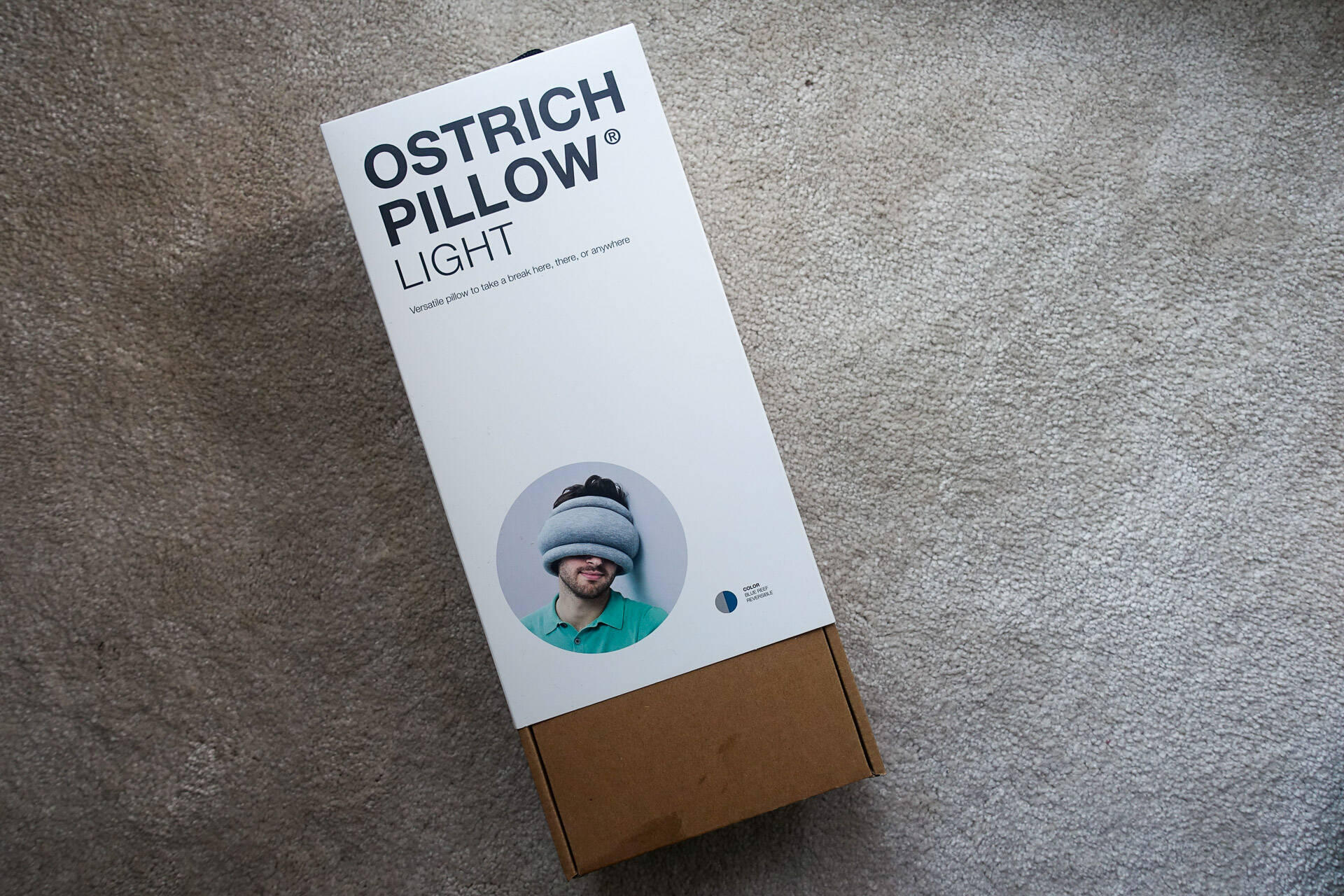 ostrichpillow light versatile pillow box